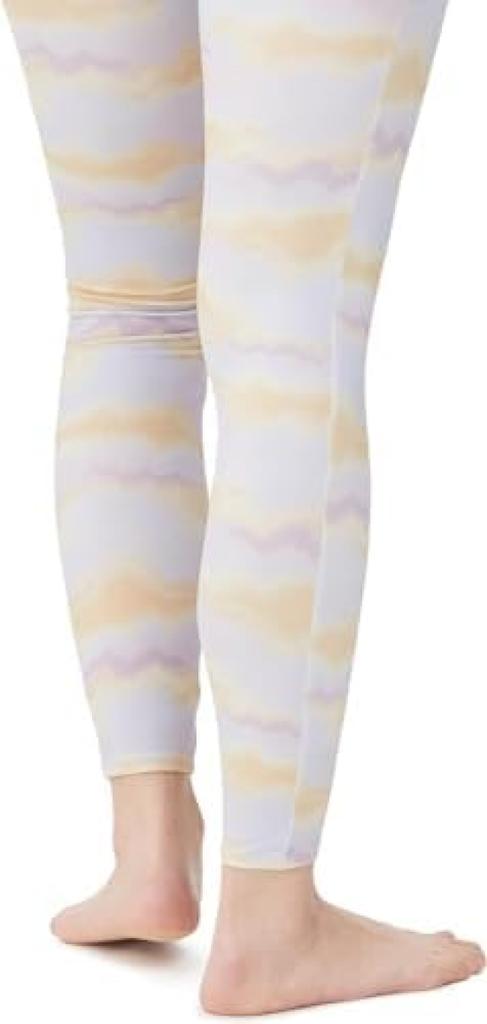Atsugi Clear Beauty Active Yoga Gradient 49276PS Leggings, Pattern, Women's, Gray,