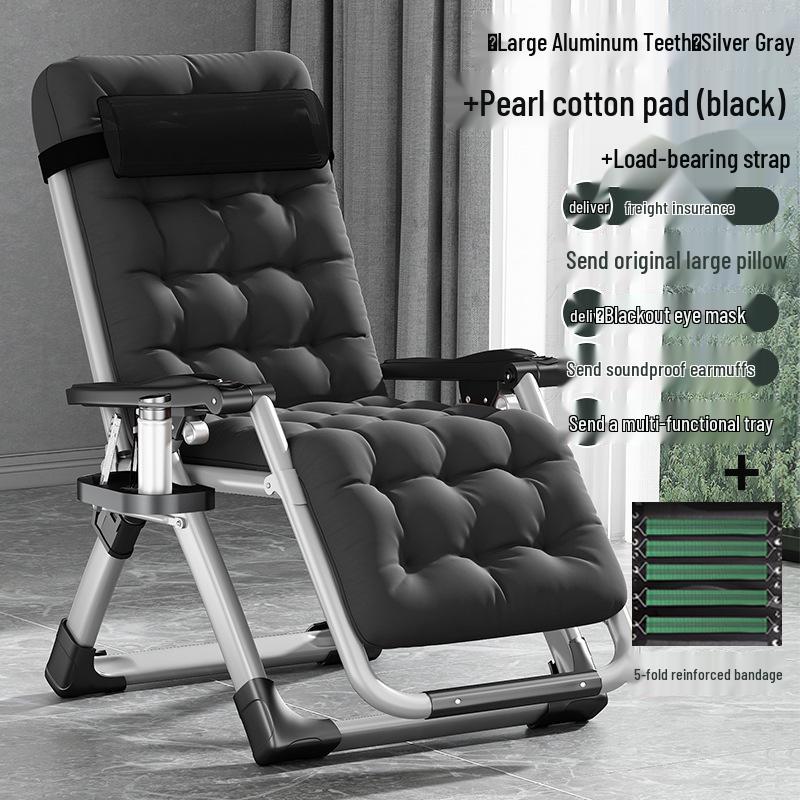 Premium Reclining Backrest Chair for Relaxing and Sleeping, Foldable for Home & Balcony Use