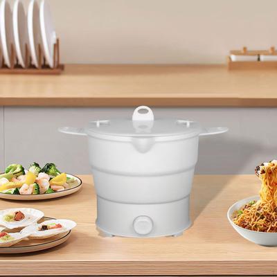 Travel Pot Mini Heating Silicone Cookerware Boiling Water Steamer Foldable Electric Cooker