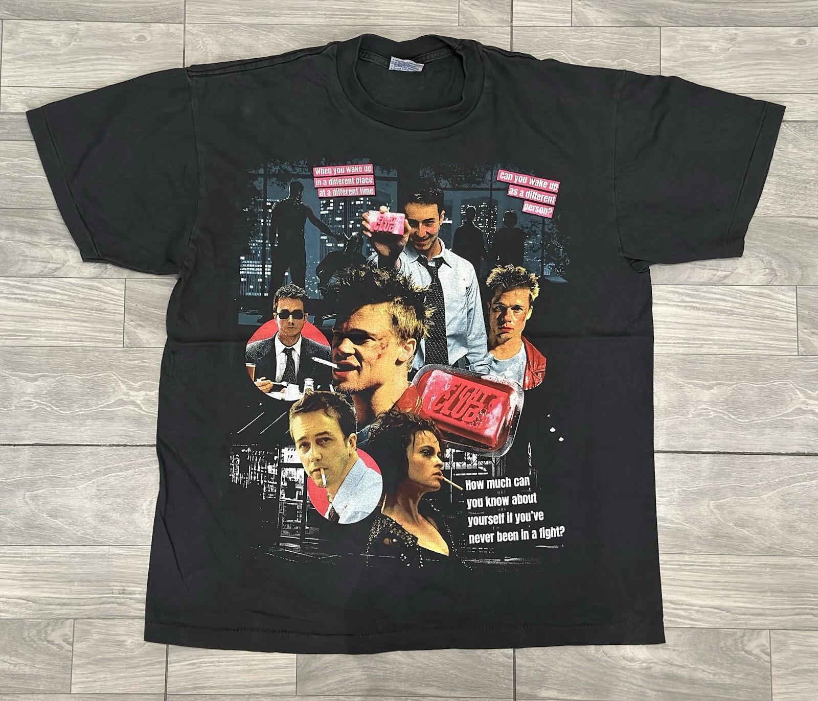 FIGHT CLUB vintage 1999 MOVIE t shirt DON’T TALK ABOUT FIGHT CLUB Unisex T-Shirt M