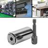 Heavy-duty Universal Socket Set With Electric Extension Rod And Ratchet Wrench