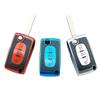 Tpu Flip Remote Car Key Case Cover Protector Shell For Citroen C2 C3 C4 C5 C6 Xsara Berlingo For Peugeot 207 307 308 407 607