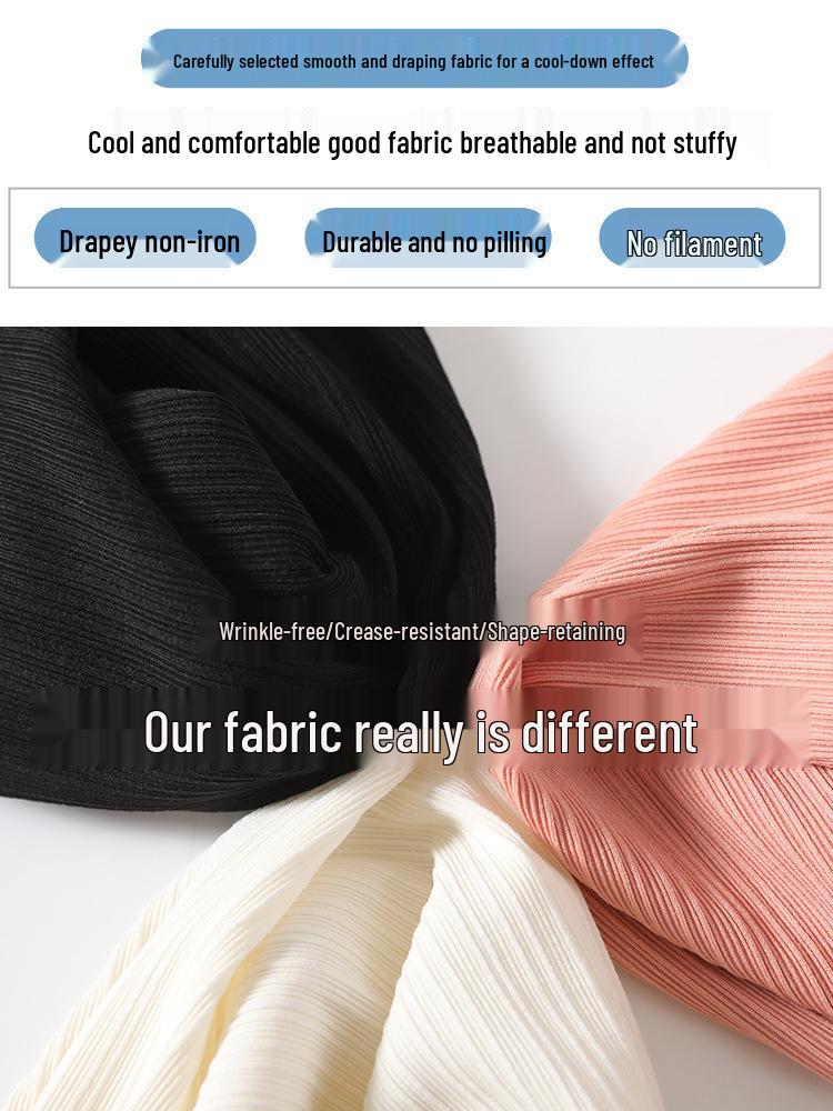 Plus Size Ice Silk Wide Leg Pants: Women's High Waist Loose Fit, Summer Thin, Extra Large Up To 300 Jin.