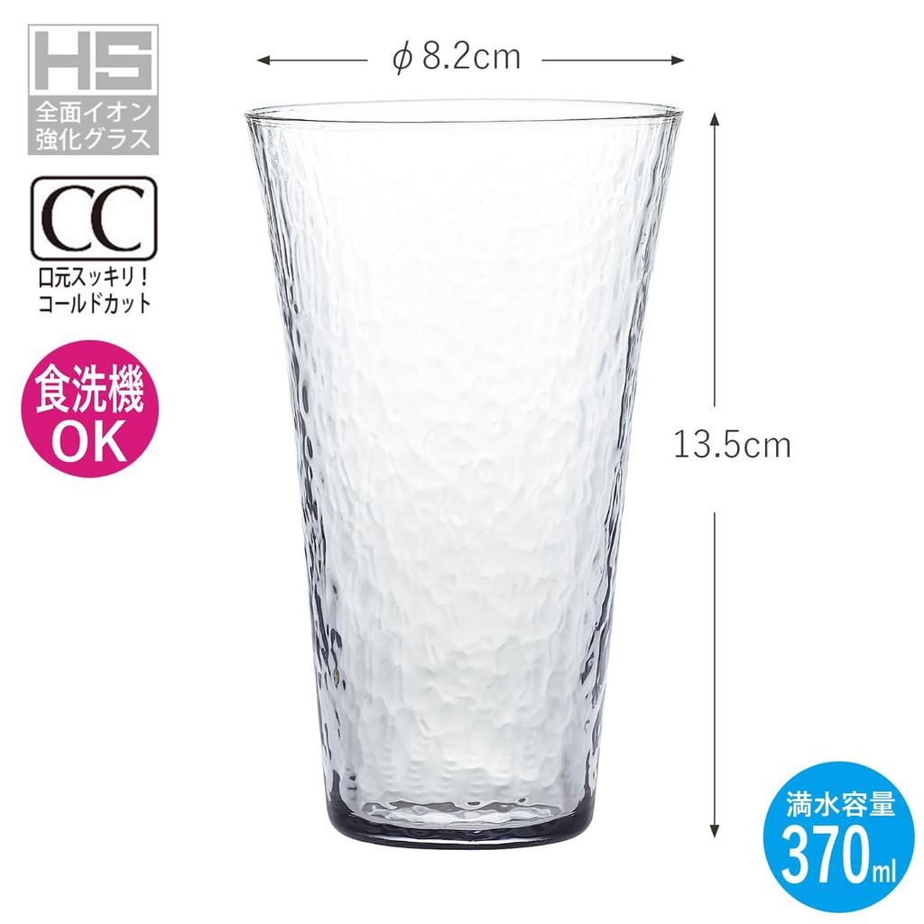 Toyo Sasaki Glass Usuha Tumbler 370ml Case of 60 Made in Japan Dishwasher safe Glass cup Beer glass Highball glass Sour glass glass Thin