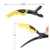 Women's Hair Clips Wide-Tooth Double Hinge Design Alligator Clips Hair Sectioning Clips Professional Hair Salon Quality - 10 Pieces (Mixed)
