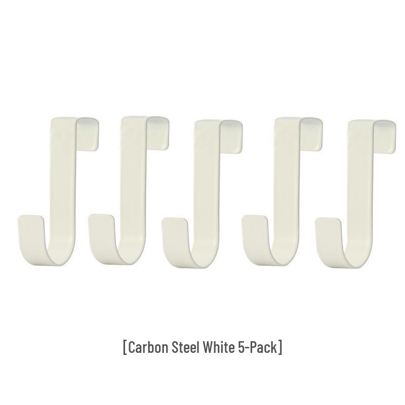 No-Drill Silent Wrought Iron Over-Door Clothes Hook & Storage Rack