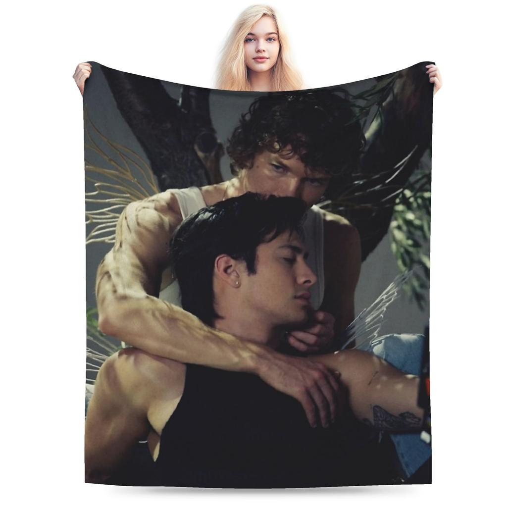 Heat Hockey Heated Hivally Blanket Quality Comfortable Throw Blanket Winter Travel Couch Bed Pattern Bedspread