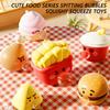 Cartoon Toys Toys Cute Food Series Spitting Bubbles Squeeze Stress-relieving Anxiety Stress Relief Fidget Sensory For Adults