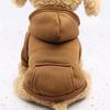 Polyester Kapuzenpullover mit Tasche Hundekleidung Haustierkleidung