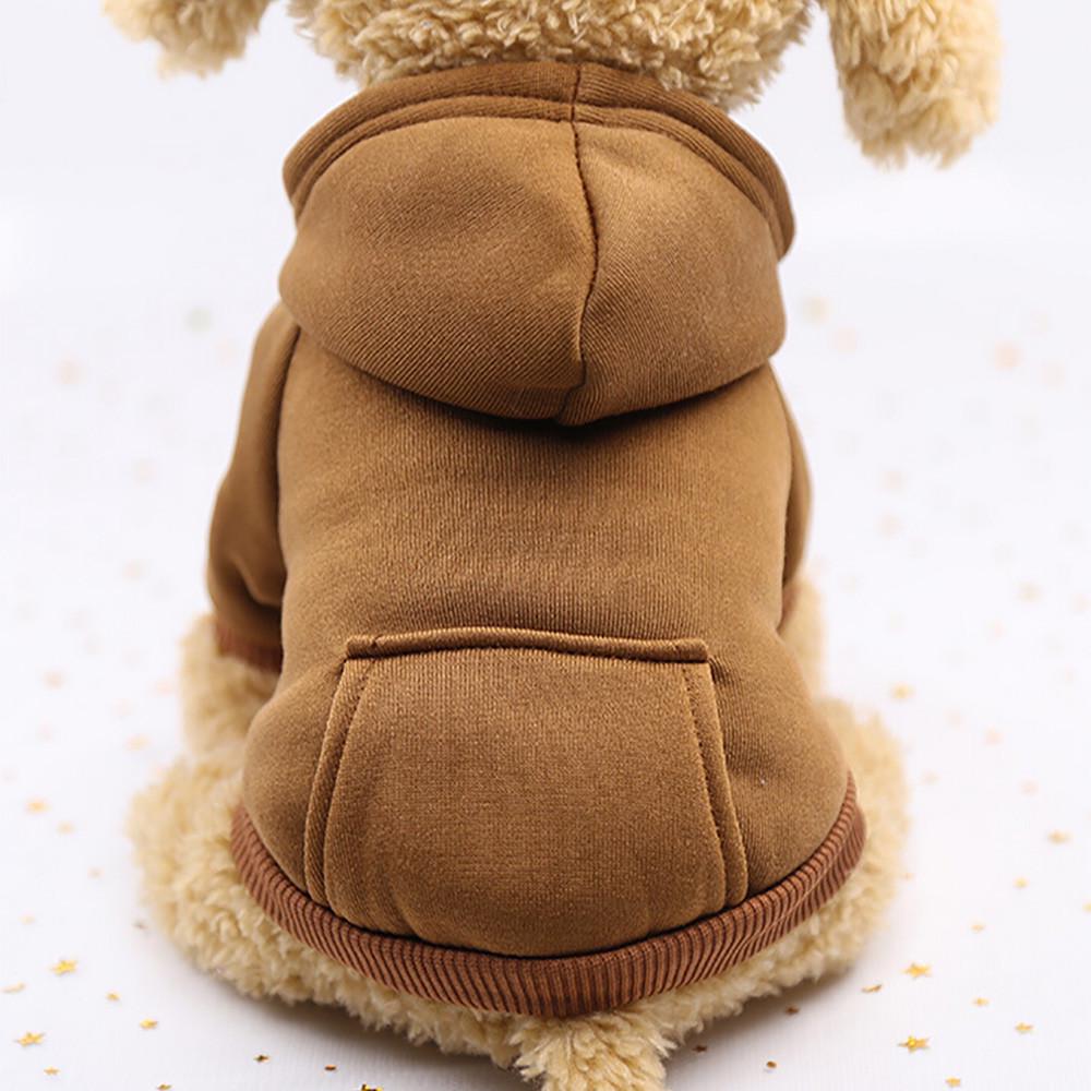 Polyester Kapuzenpullover mit Tasche Hundekleidung Haustierkleidung