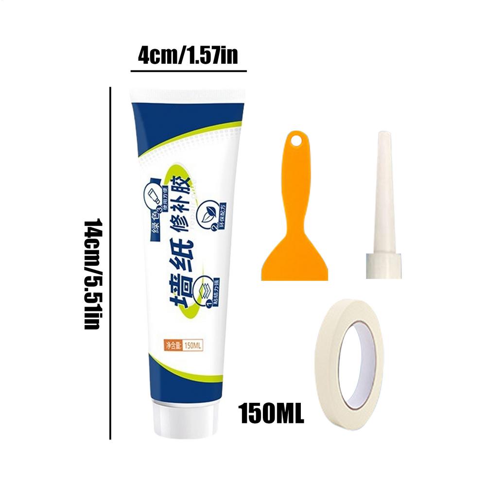 Multipurpose Wallpaper Glue 150ml Seam Repair & Border Sealer Durable Adhesive Paste Practical Wall Decor Supply For Home
