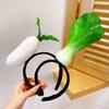 Funny Radish & Cabbage Vegetable Hair Clip Headband