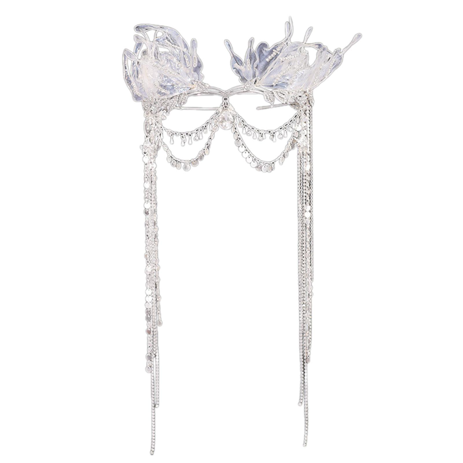 

Элегантная повязка на голову с кисточками в виде русалки, игривый аксессуар для волос с кисточками в виде русалки, оригинальная заколка с бахромой для повседневной носки