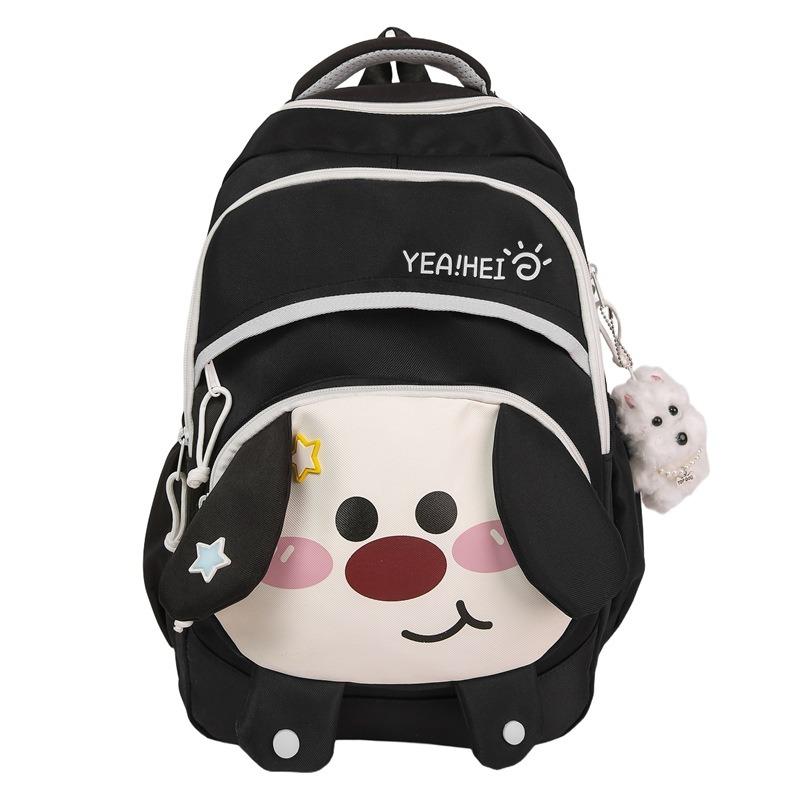 New high-value, fresh and sweet original style cute dog backpack women's lightweight large-capacity backpack