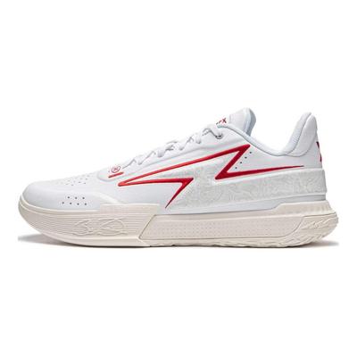 Li Ning Wade Generation Z Comfortable Minimalist Non-Slip Wear-Resistant Low-Top Basketball Shoes Men Sneaker White ABPU039-1