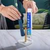 MultiPurpose Toothbrush Holder Toothpaste Rack for Bathroom Countertops In Sleekly Design for Face Cleansers,Trimmers
