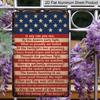 2D Flat, 1pc Vintage "Star-Spangled Banner" Aluminium Sign - 8"x12" Rustic Patriotic USA Flag Decor, National Anthem Wall Art, Perfect for