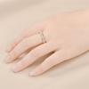 Full Tianxing River Titanium Ring Female Zircon Couple To Niche Ring