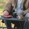 Portable Mini Alcohol Stove Adjustable Firepower Gasoline Stove Aluminum Alloy Bracket 360 Degree Combustion for Outdoor Picnic