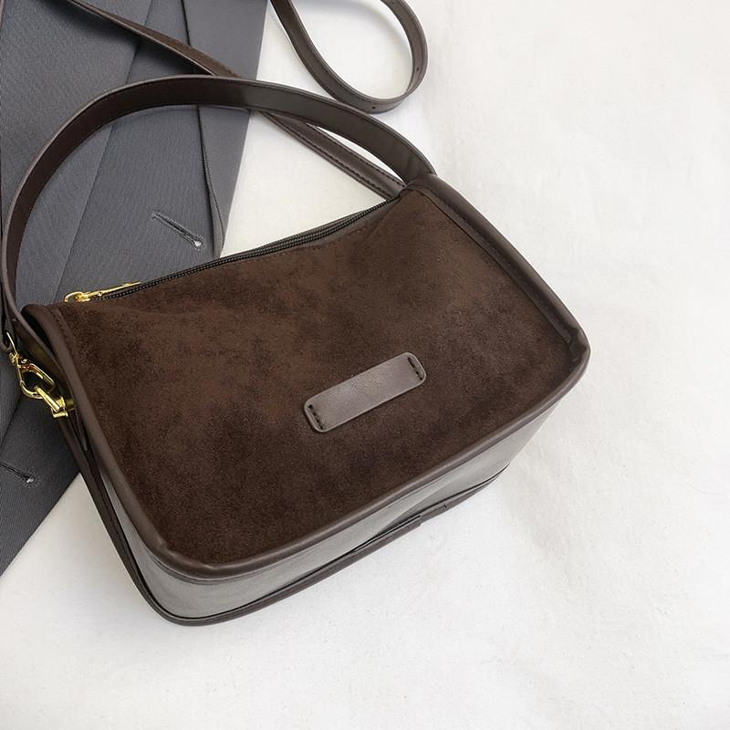 Urban Style Small Square Bag With Top Zipper And Interior Pocket For Womens Casual Outfits