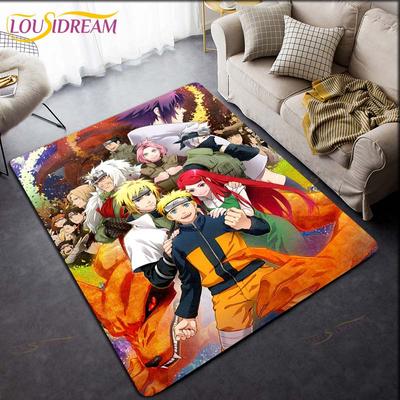 Naruto Carpet Anime Rug Kids Carpets Living Room Tea Table Mats Bedroom Rug Washable Floor Mats Household Area Mat Cute Rug