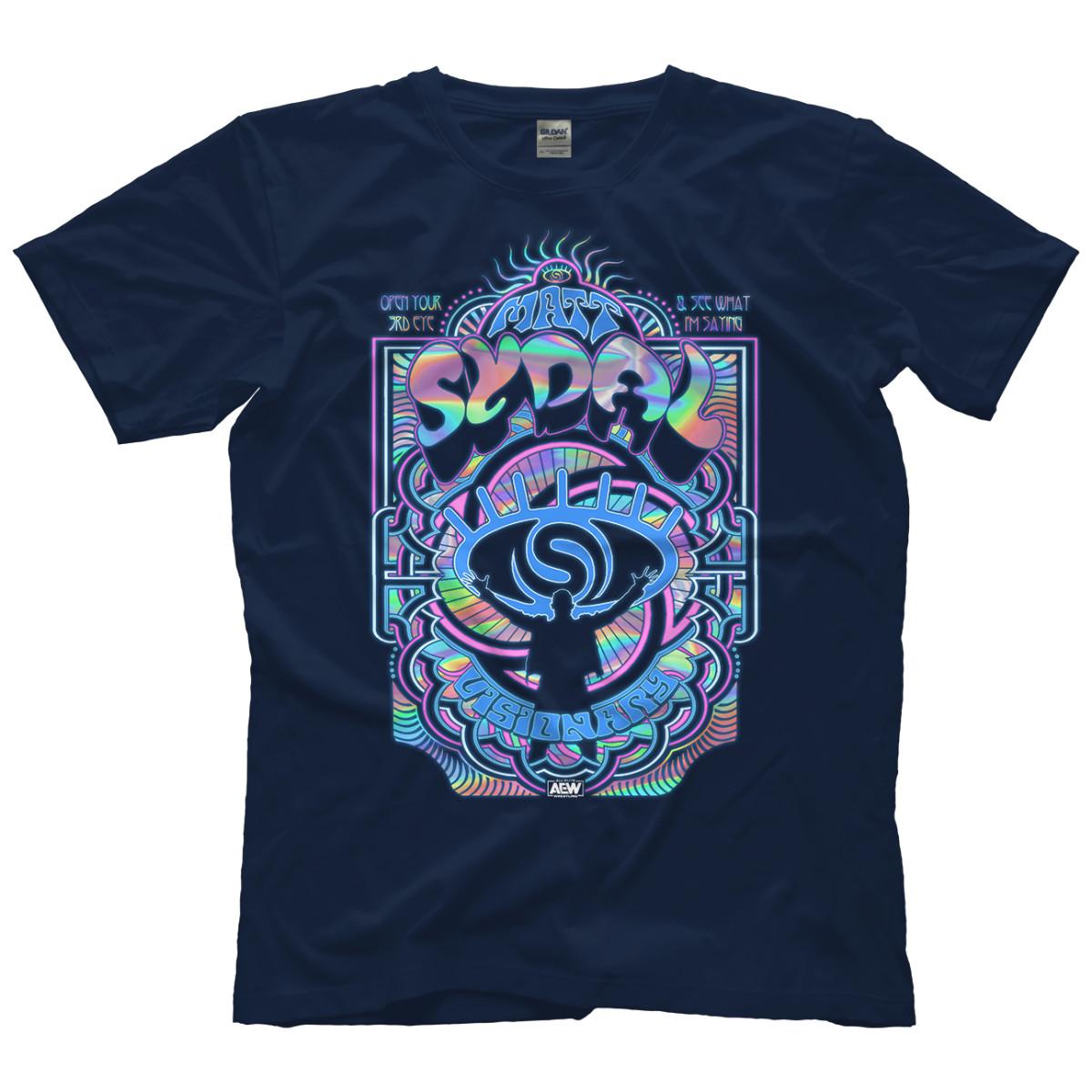 Matt Sydal - Visionary AEW Official T-Shirt S разноцветный