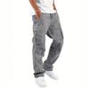 Men's Cargo Pants Multi-Pocket Casual Workwear Trousers In Grey, Black, Army Green, Navy, Khaki, Dark Grey