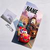1pc Cars1 Beach Towel with Custom Name, Beach/Swimming/Bath/Picnic/Camping Towel, Suitable for Seaside Beaches