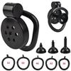 2026 Male Penis Chastity Cage Set Small Chastity Cage 5 Cock Rings With Urethral Sound Plug Penis Bondage Slave Man Sex Toy