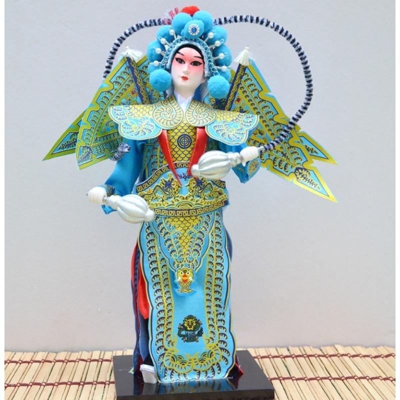 Chinese Traditional Peking Opera Mask Figurine Beijing Opera Character Doll Beautiful Handicrafts Home Decor Special Gifts
