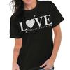 Love Yourself Forever Inspirational Positive Womens Graphic Crewneck T Shirt Tee