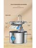Smart Pet Water Fountain 3.2L, 304 Stainless Steel, for Cats & Dogs