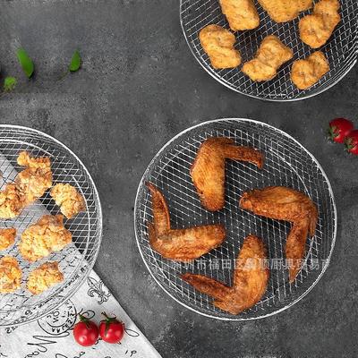 Dreilagiges stapelbares Edelstahl-Heißluftfrittiergestell - BBQ, Dörrgerät- & Ofenzubehör