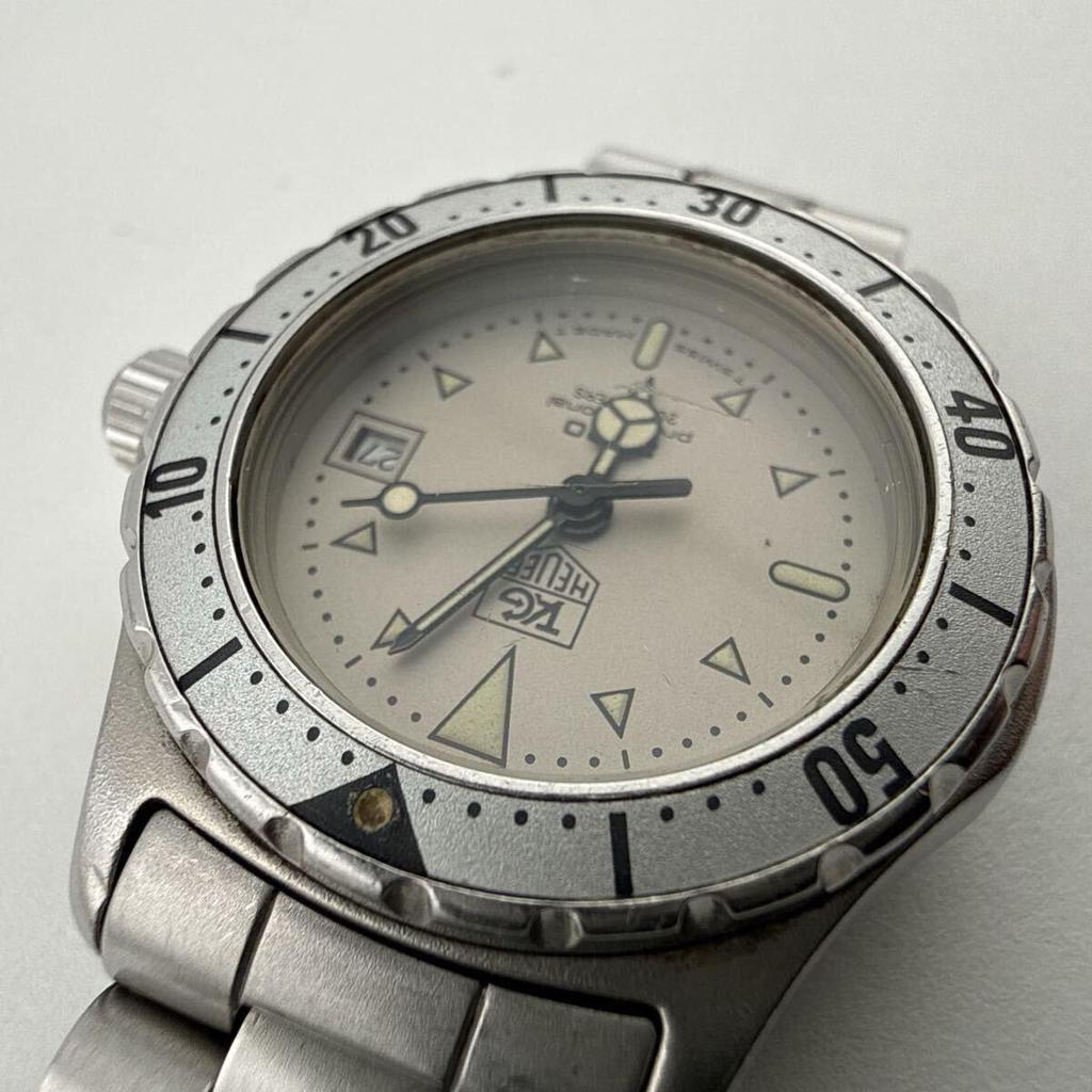 Used TAG HEUER 972.008 TAG Heuer Professional Ladies Watch Quartz Working Item Battery Replaced [T48]