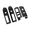 4pcs Window Switch Panel Cover Trim Carbon Fiber Style Interior Decoration Window Control Panel Trim for Tacoma 2024