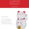 Lucky Cats Waving Arm Set,Solars Fortune Cats Statue Decoration Fengshui Ornament for Car Home,Office Restaurants Decors