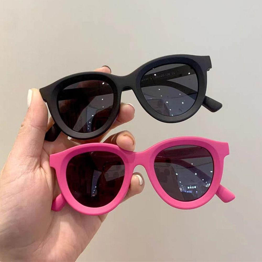 Outdoor Retro Kids Sunglasses UV Protection Soft Children's Sun Glasses Candy Color Beach Play Eyewear for Boys & Girls