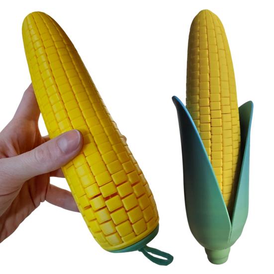 3D Printed Corn Cob Toy Anxiety Stress Relief Corn Cob Fidget Toy Portable Travel Movable Calming Cob Shape Sensory Toy