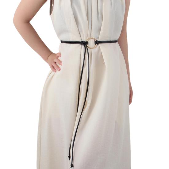 Imitation Belt Fashion Lace-up Decorative Waistband Leather Accessory