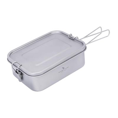 Boundless Voyage Titanium Messtin Camping Rice Outdoor Campfire Rice Lightweight and Compact Lunch Perfect for Solo Camping and Hiking Ti2082C Cooker,