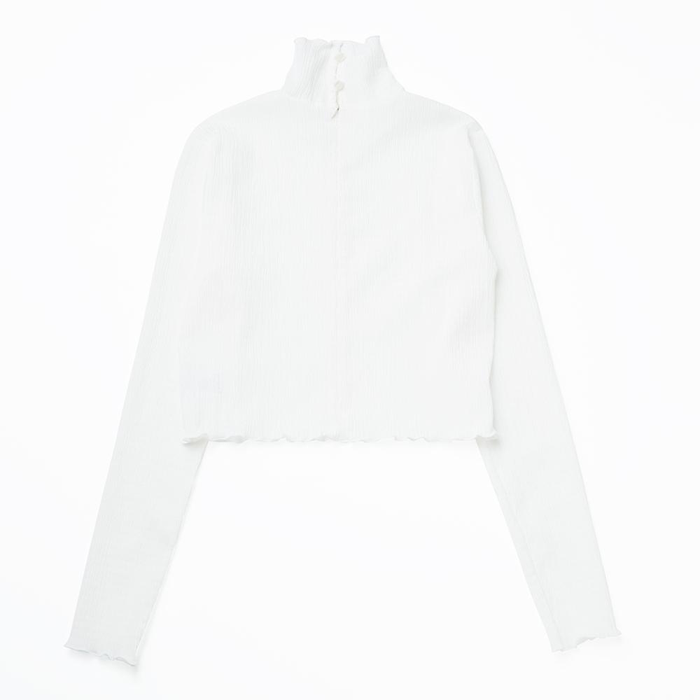 Epeuem9102 Romantic Pleats_White