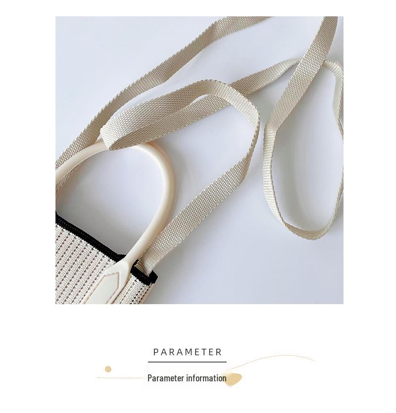 Mini Cat Knitted Single Shoulder Crossbody Phone Bag - Cute, Portable Coin Purse for Women