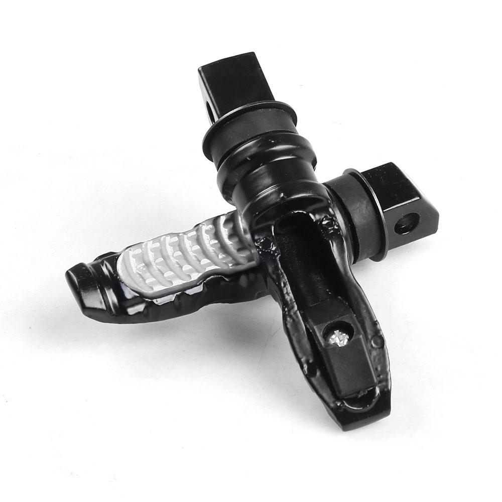 2 ks / sada 8MM otvor Hliníkové motocyklové zadní stupačky pro spolujezdce Pedály Stupačka Skútr Stupačka Motocyklový pedál