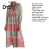Pullover Lady Sommerkleid Bohemian Trendy Laterne Ärmel Lady Maxikleid
