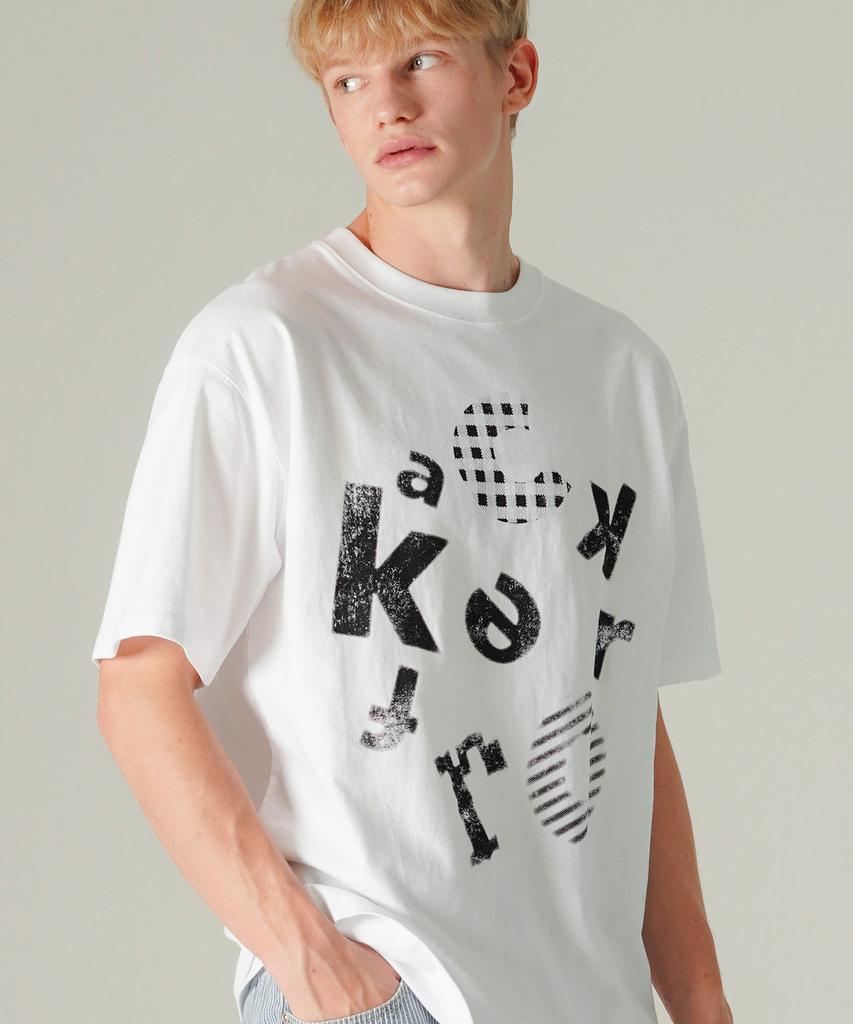 WV PROJECT Cocker Short Sleeve T-Shirt White Hsst7801