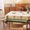 Vintage Tablecloths  Wash-Free, Waterproof, and Grease-Resistant Dining Tablecloths  Light Luxury Fabric Coffee Table Cloths
