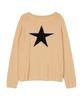 HIGH SCHOOL DISCO Star Boucle Knit Beige