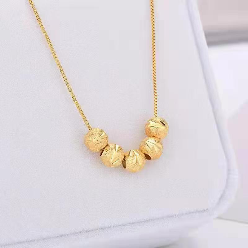 Женское металлическое бусинное ожерелье Lulu Tong «Пять благ»