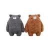 Adorable Cute Bear Plush Toy Keychain Soft Short Fur Hanging Doll For Bags