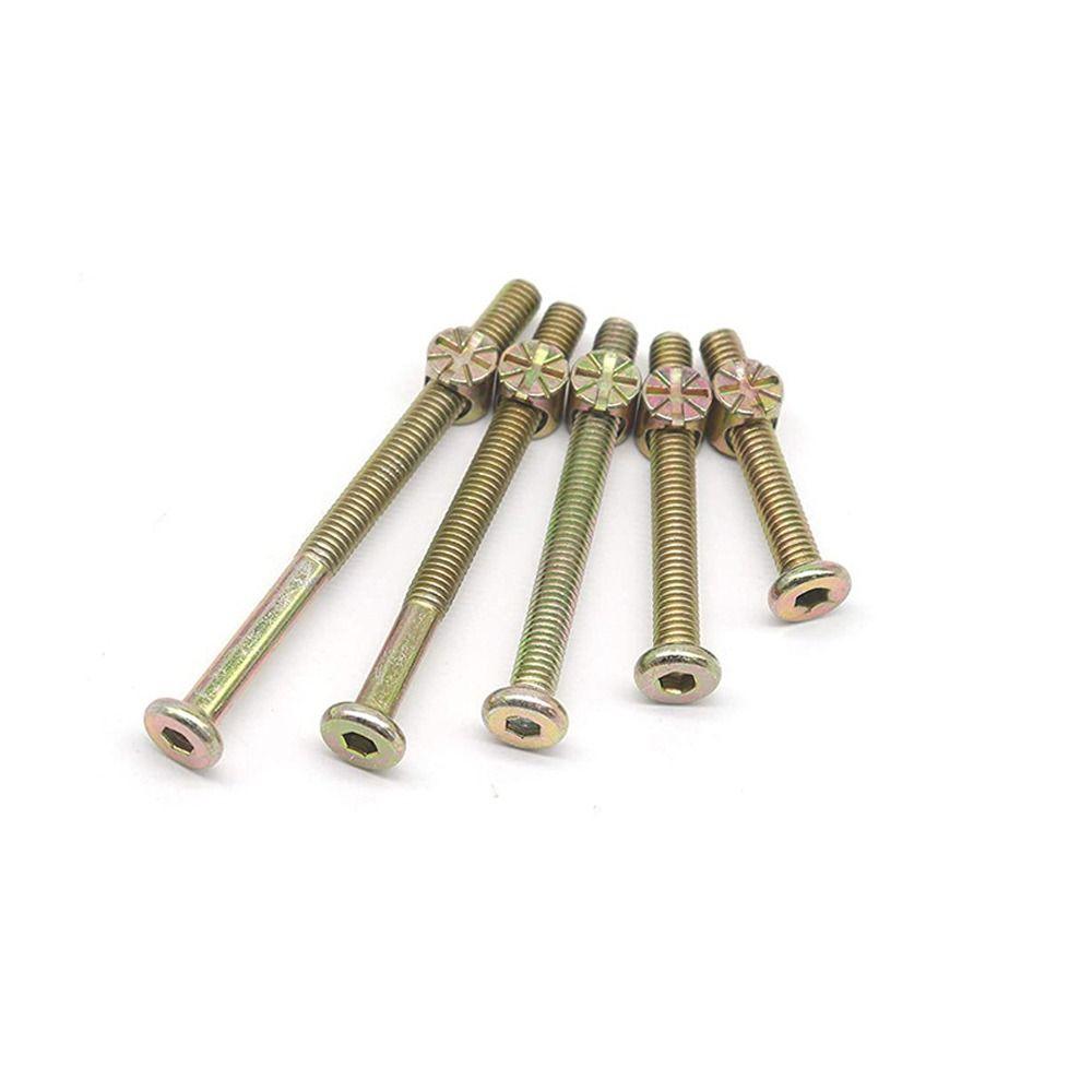 50 adet Altıgen Tahrik Cıvata Somun Kiti Somun ve Cıvata Çeşitleri Setleri Beşik Ranza Mobilya Karyolası